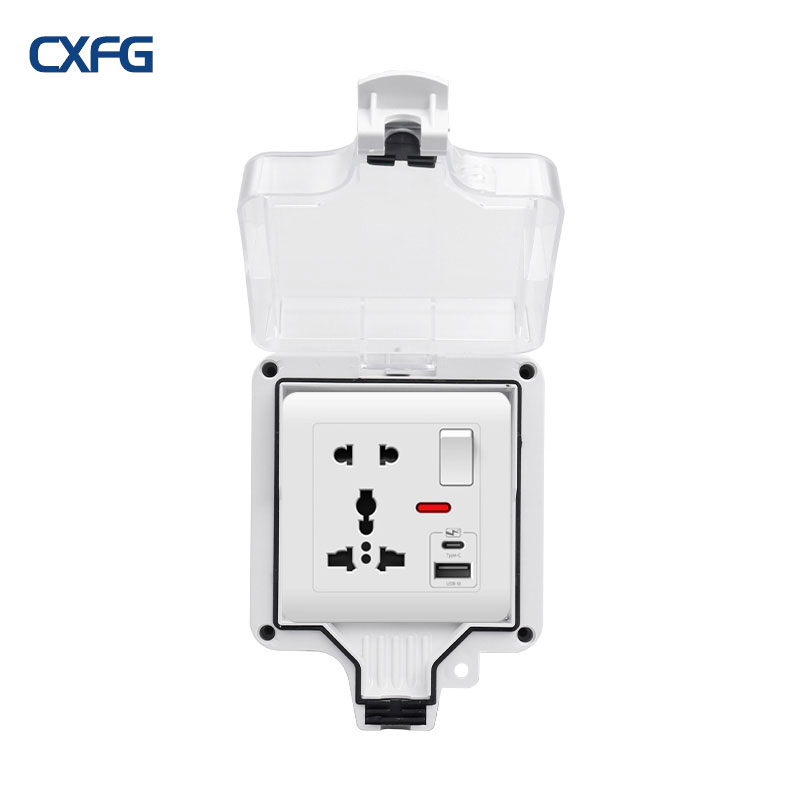 Outdoor Power Adapter Usb C - Soket Tahan Air Luar Ruangan IP66