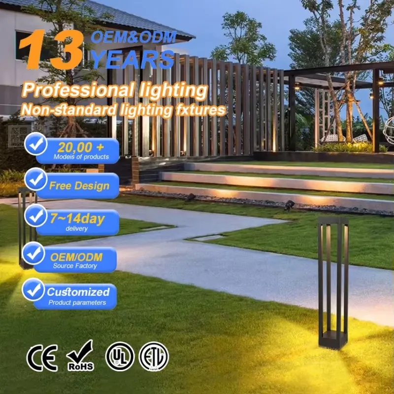 Ac Outdoor Power - Lampu Bollard LED Chip COB Tahan