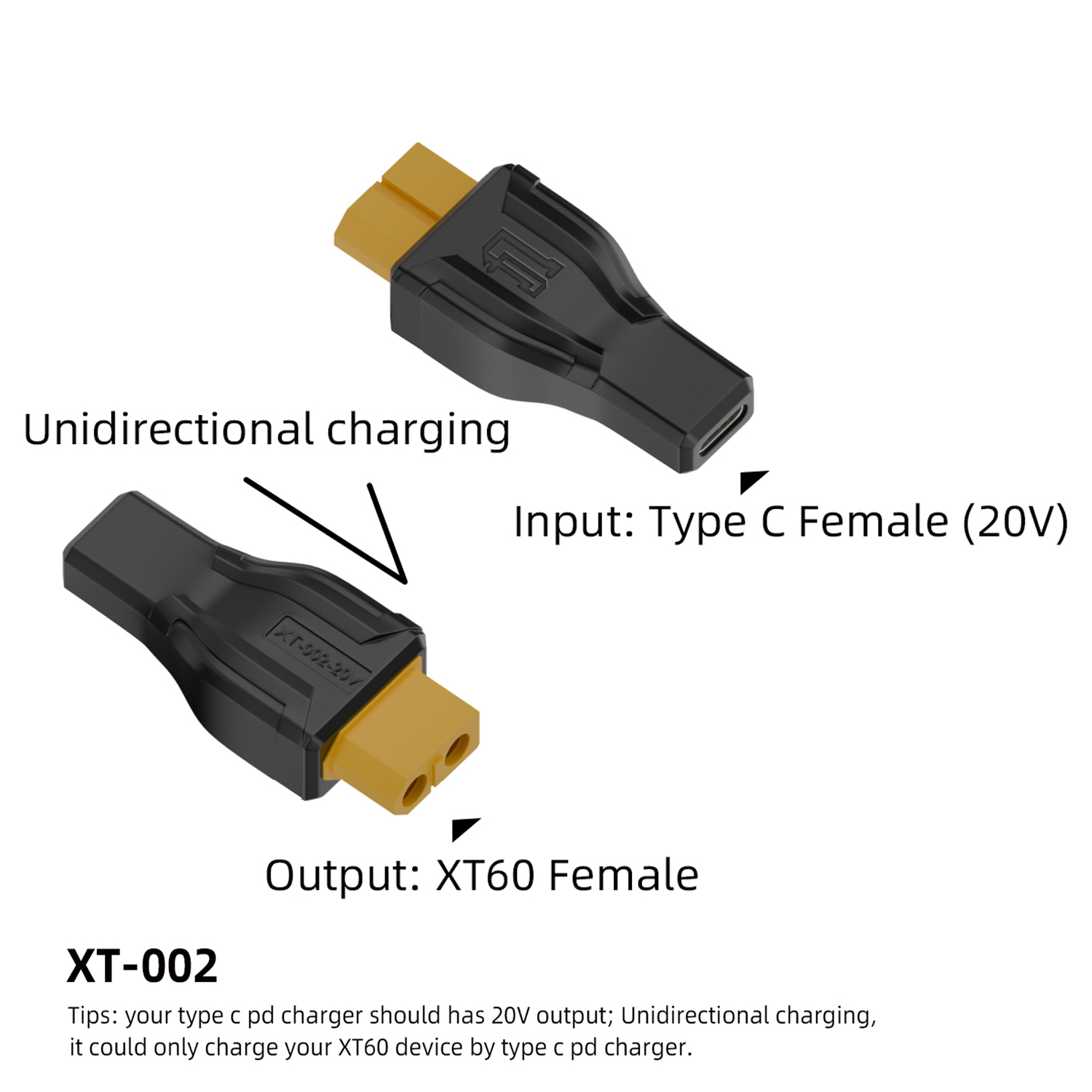 Outdoor Power Adapter Usb C - Konverter adaptor USB C ke XT60,