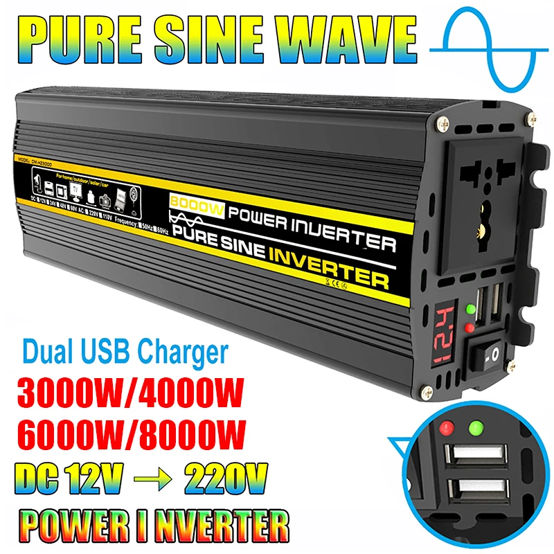 Inverter Daya Gelombang Sinus  - Ac Outdoor Power ulasan dan harga