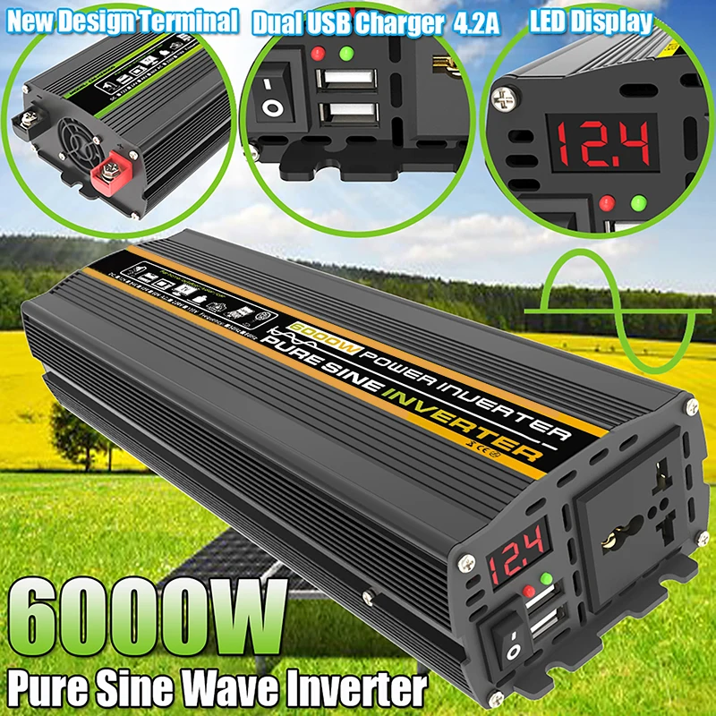 Inverter Daya Gelombang Sinus  - Ac Outdoor Power ulasan dan harga