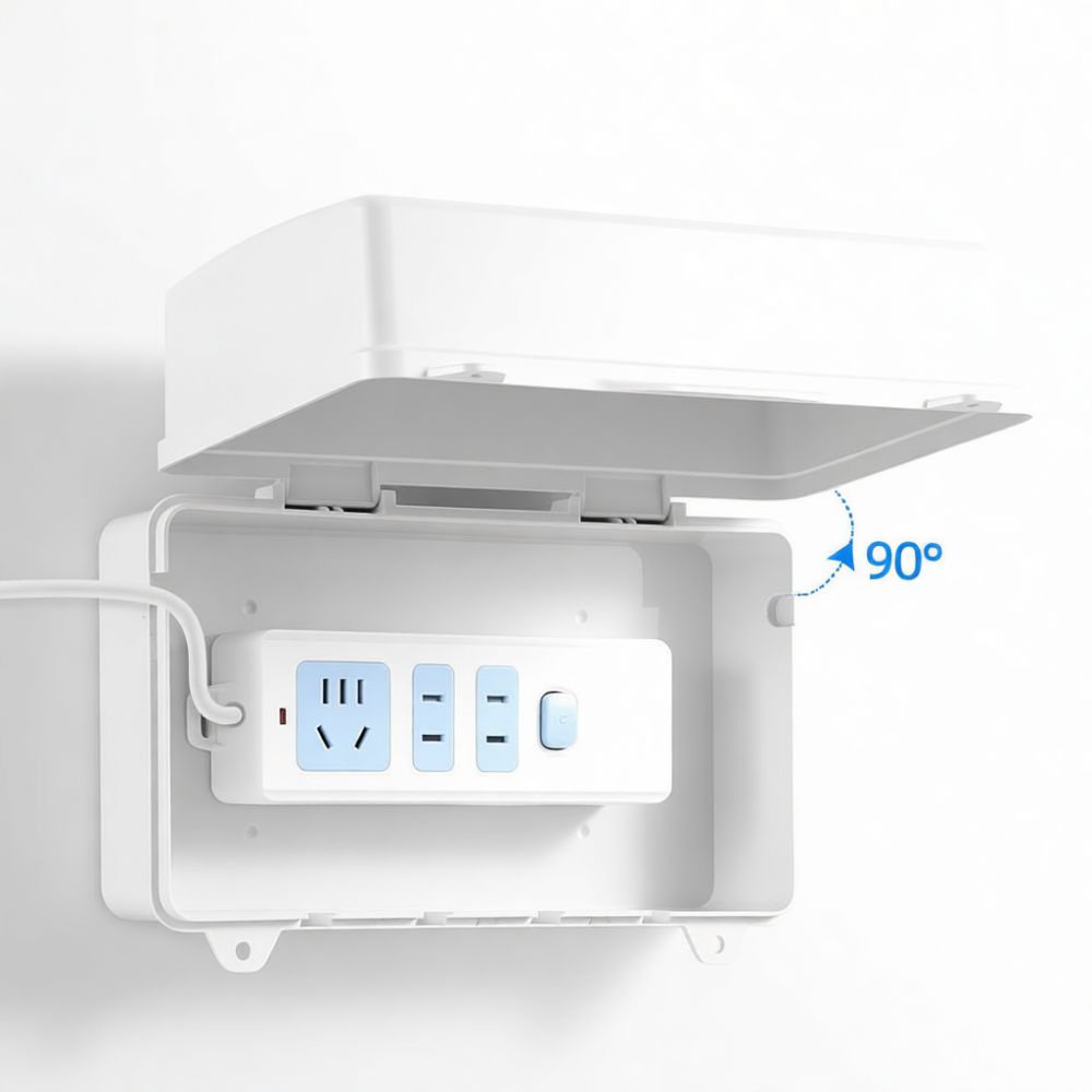 Kotak Penutup Stop Kontak List - Outdoor Power Strip Weatherproof ulasan dan harga