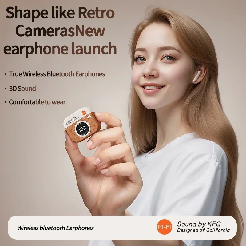 Headset Nirkabel Bluetooth 5.3 - Outdoor Power Adapter Usb C ulasan dan harga