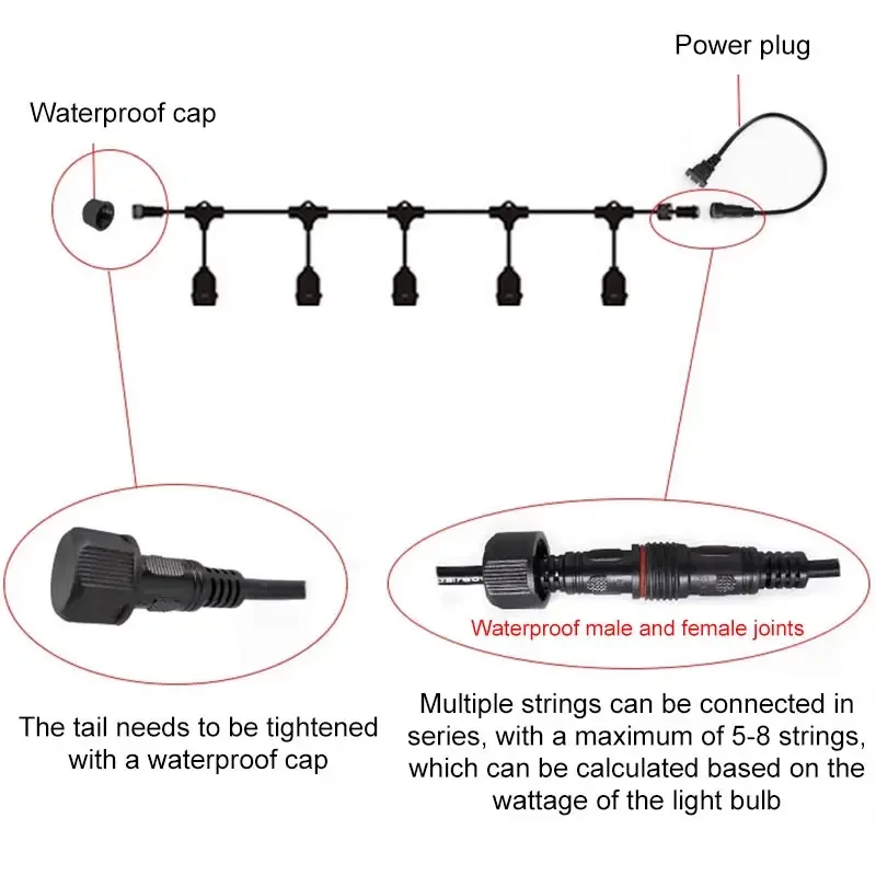 Pemegang lampu kepala berulir, - Outdoor Power Strip Weatherproof ulasan dan harga