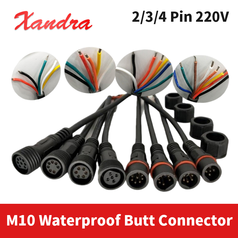 Konektor Tahan Air M10 2 Pin,  - Outdoor Power Strip Weatherproof ulasan dan harga