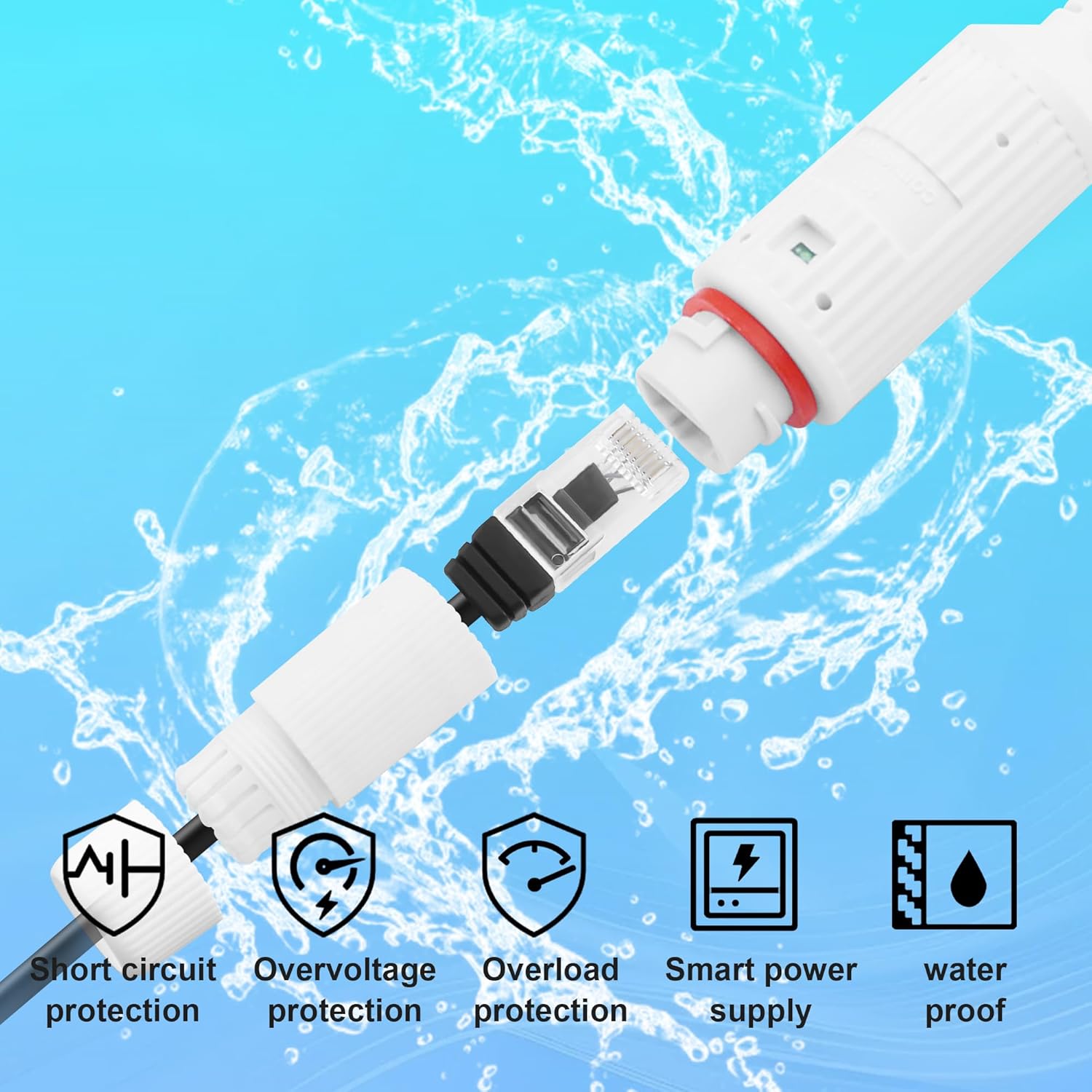 Konverter Daya POE ke USB-C RJ - Outdoor Power Adapter Usb C ulasan dan harga