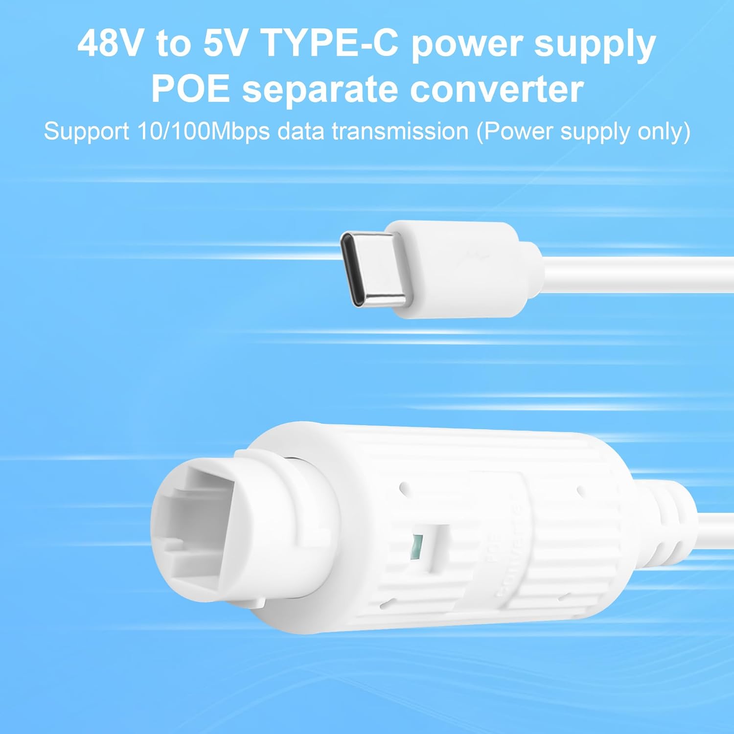 Konverter Daya POE ke USB-C RJ - Outdoor Power Adapter Usb C ulasan dan harga