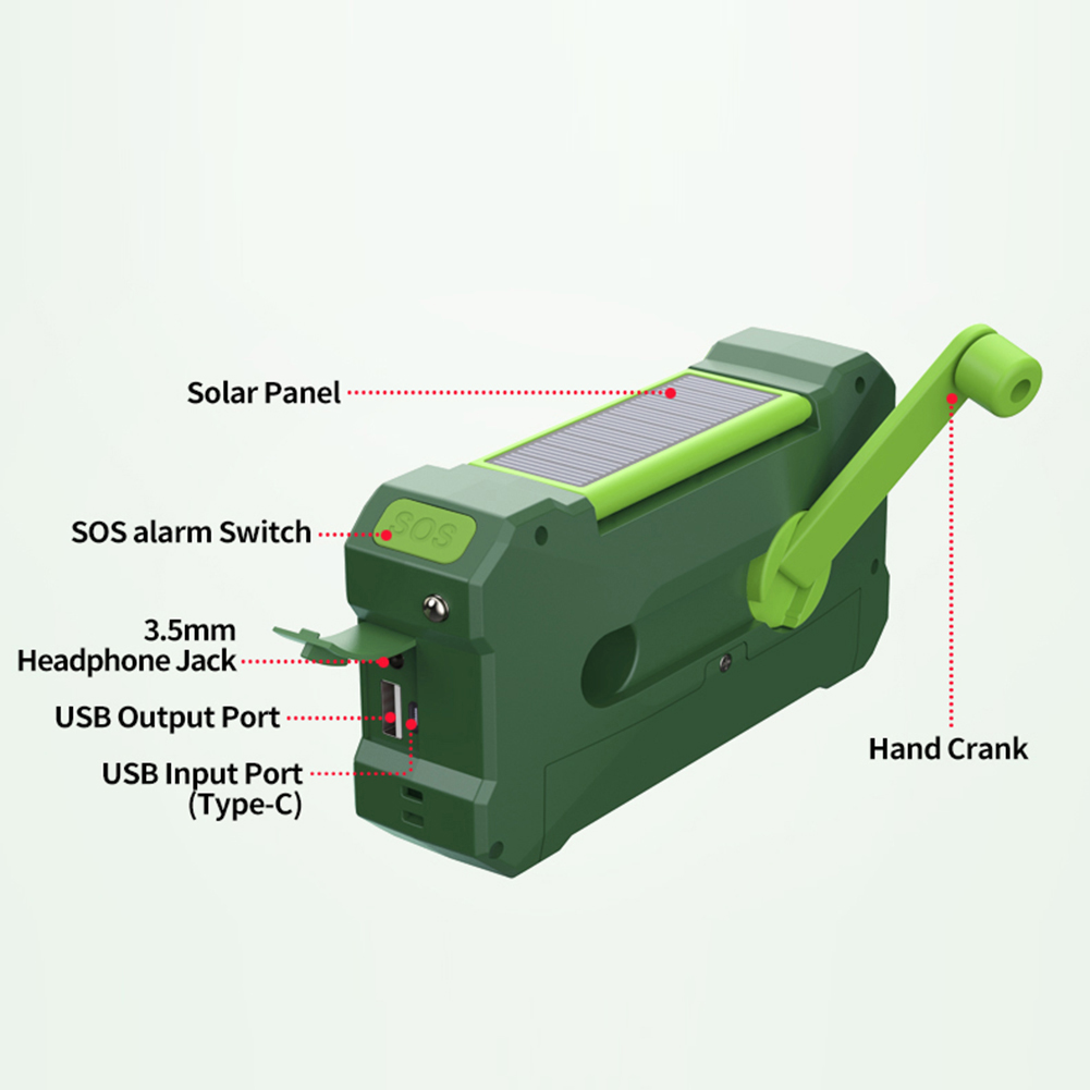 Radio multifungsi 10000mAh lam - Outdoor Power Tool Kit ulasan dan harga