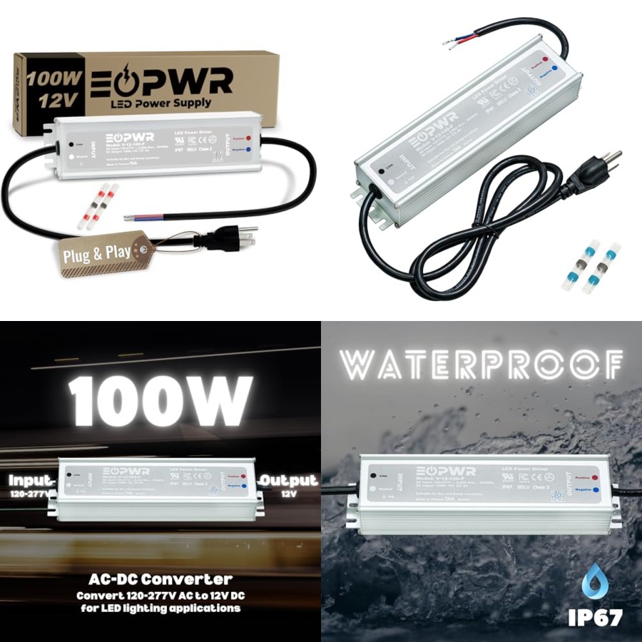 Driver LED Tahan Air IP67 Catu - Ac Outdoor Power ulasan dan harga