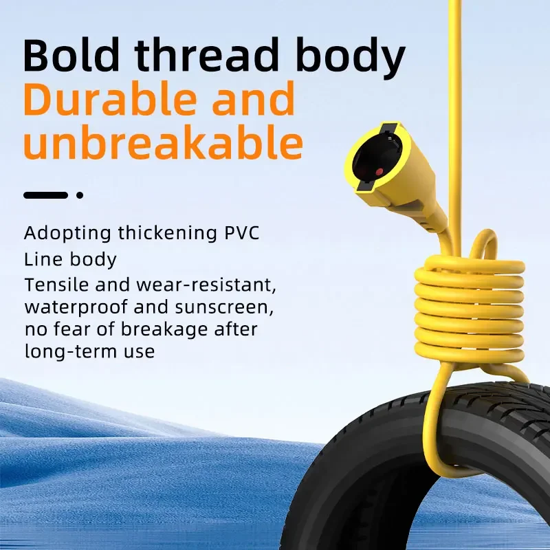 Stop Kontak Listrik 4KW 16A EU - Outdoor Power Strip Weatherproof ulasan dan harga